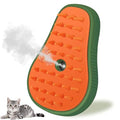 Cat Steam Brush, 3 in 1 Cat Steamy Brush, Silicone Massage Grooming Comb, Pet Hair Cleaning Misting Comb for Kittens(Avocado Green) - color: Avocado Green