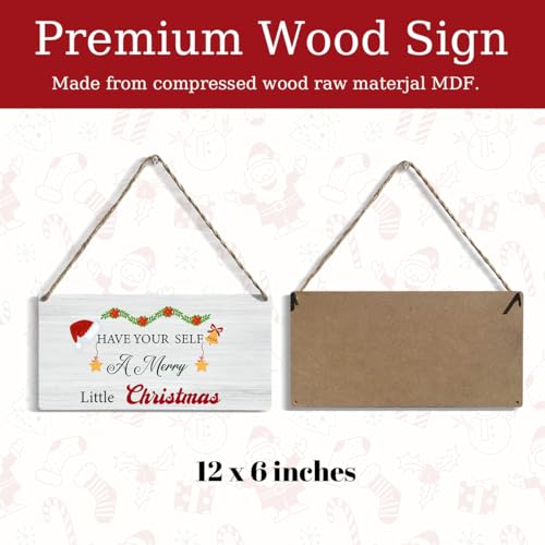 Funny Christmas Decorations Indoor Door Decorations Merry Christmas Wooden Sign Truck Wall Decor Buffalo Plaid Tree Hanging Sign Wooden Front Door Hanger for Porch Wall Indoor Home Decor - color: Christmas
