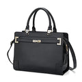 Fashion Pet Carrier Dog Cat Carrier Purse Soft-Sided Leather Handbag Pet Tote Bag for Small Dogs Puppy and Cats TSA Airline Approved - color: Black 2