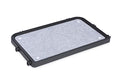 Prevue Pet Products Replacement Platform Shelf - Mounted Replacement Perch for Indoor Cat Cages, Machine Washable Felt Pad, Floating Cat Shelves for Climbing, Compatible with Prevue Cages - Black