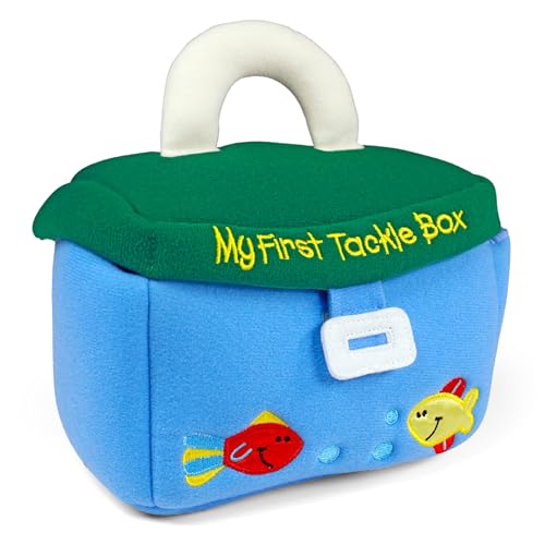 GUND Baby My First Tackle Box 5-Piece Sensory Plush Toy Playset for Babies - style: Tackle Box