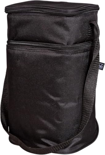 J.L. Childress 6 Bottle Cooler - Breastmilk, Baby Bottle & Food Bag - Ice Pack Included - 2 Compartments - Insulated & Leak Proof Bottle Bag - Breastmilk Cooler Bag for Travel - Black (Pack of 5) - color: Black, size: 1 Count (Pack of 5)