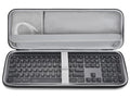 CASEDAO Hard Keyboard Carrying Case Sleeve Cover for Logitech MX Keys S/MX Keys Advanced Keyboard, Travel Protective Storage Bag - size: Logitech MX Keys S/MX Keys