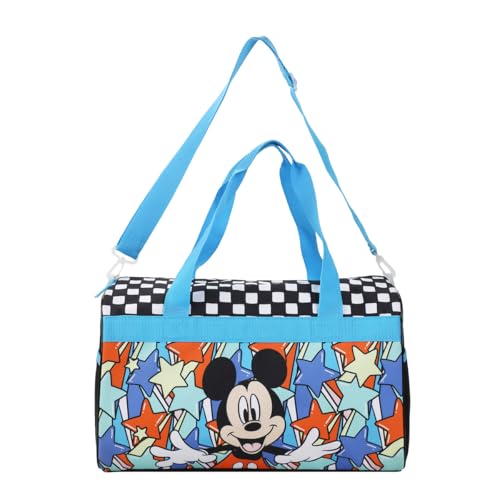Bioworld Disney Mickey Mouse Polka Dots Youth 4-Piece Travel Set Carry on Luggage - color: DSY Polka Dots