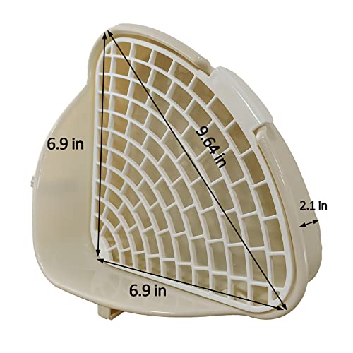 Small Animal Corner Litter Box, Cage Potty Trainer for Hamster, Rabbit, Guinea Pig, Ferret, Gerbil, Chinchilla (1)