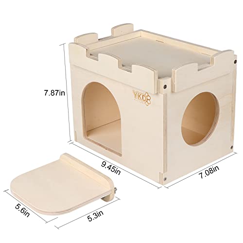 YKD Castle Chinchilla House and Chinchilla Wood Suspension Bridge Bundle Suit