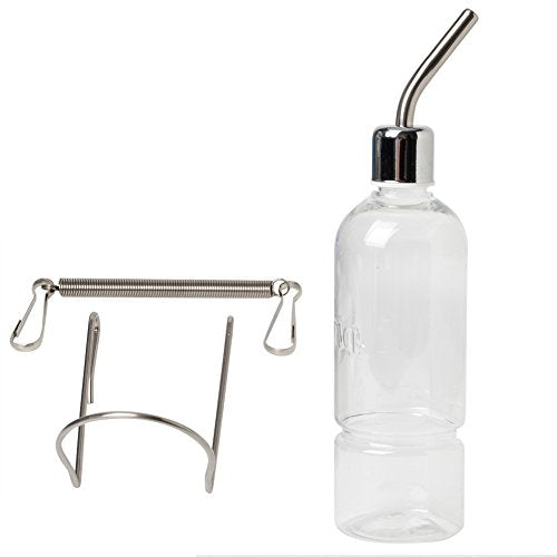 350ml Hamster Water Bottle No Drip Pet Wire Cage Water Feeder Animal Crate Waterer for Hedgehog Sugar Glider Rat Mice Pet Toy Storage