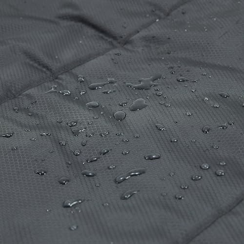 PO PO BEAR Zero Degree Sleeping Bag for Adults 100% Cotton Flannel Tall and Big - color: Black（0 F）, size: 84" x 40" Right Zip