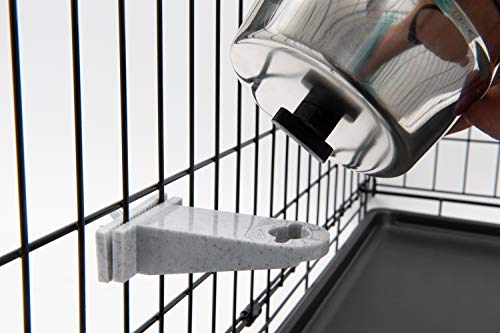 Lixit Stainless Cage Bowl, 20oz - size: 20oz