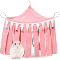 Guinea Pig Hideout, Guinea Pig Cage Accessories | Three-Sided Fringes Pets Corner Hideout for Guineas Pigs for Guineas Pigs, Bunny, Chinchilla, Hamster, Rabbit