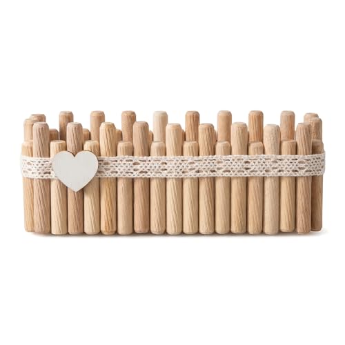 Hamster Cage Sprays Flower Foraging Holder - Natural Wood Feeding Stand, Small Pet Habitat Accessories for Hamsters Mouse Guinea Pig Dwarf Gerbils Syrian Mice (Lace - Rectangle)