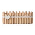Hamster Cage Sprays Flower Foraging Holder - Natural Wood Feeding Stand, Small Pet Habitat Accessories for Hamsters Mouse Guinea Pig Dwarf Gerbils Syrian Mice (Lace - Rectangle)