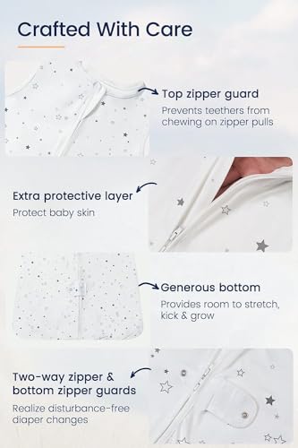 TotAha Toddler Sleep Sack 2T-3T-4T, Premium Light Wearable Blanket Baby Sleeping Bag with 2-Way Safe Zippers For Girl Boy - color: Savannah Animal, size: 2T-4T