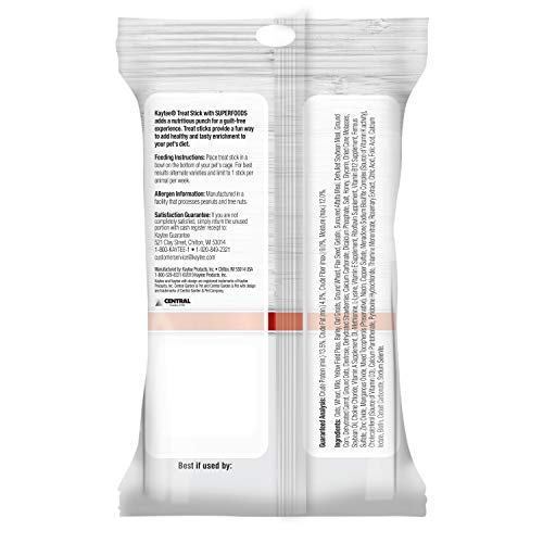 Kaytee Small Animal Treat Stick with Superfoods, Strawberry & Flax Seed, 5.5 oz (Pack of 2) - size: 5.5 Ounce (Pack of 2), style: Strawberry & Flax Seed