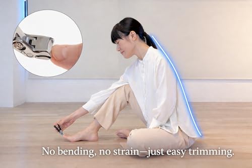 Silky Clipper 45 Nail Clipper Toenail Specific Design, Effortless Grooming, No Bending Required, Engineered in Japan