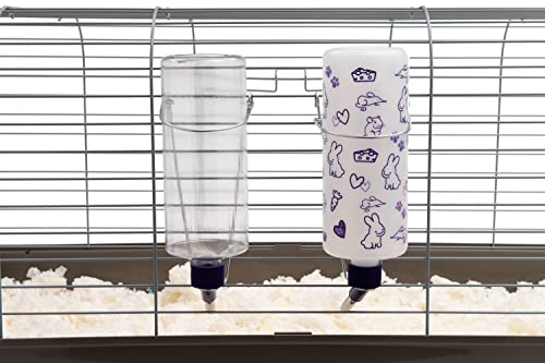 Lixit 32oz Weather Resistant Water Bottles with Heavy Duty Mount for Rabbits and Ferrets (Rabbits Pack of 2) - size: 32 ounces (Pack of 2)