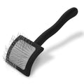 Chris Christensen Baby K Dog Slicker Brush, Groom Like a Professional, Fluff Detangle Style, Saves Time Energy, Black, Small - color: Black, size: Small