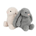 Best Pet Supplies Bunny Buddy Squeaky Plush Dog Toy - Beige & Gray | Pack of 2, Soft Plush, Squeaks & Crinkles, For Moderate Chewers, Toss & Fetch Play, Stress & Anxiety Reliever, Ideal Gift Toy - color: Bunny (Beige, Gray), size: Large