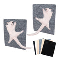 Sugar Glider Cage Accessories, 6 Pack Sugar Glider Climbing Felt Mat, Sugar Glider Toys, Sugar Glider Enrichment Toys for Sharpening Claws, Sugar Glider Scratching Pads for Cage Wall and Furniture
