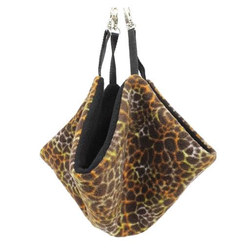Exotic Nutrition Giraffe Pouch Set - Hammocks and Bedding for Sugar Gliders, Chinchillas, Rats, Ferrets, Rabbits, Hamsters, Squirrels, Parrots, Birds