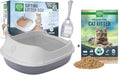 Small Pet Select- Sifting Cat Litter Box and Free 8lb Pine Pellets Combo, with 5 Free Pee Pads and Free Litter Scoop, Premium System for Cats, Tidy and Easy to Clean - size: Sifting Litter Box and 8LB Pine Pelleted Litter
