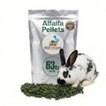 High Desert Delight Alfalfa Pellets for Young Rabbits, Guinea Pigs, 63 oz | Protein Rich Compressed Fiber Formula, Ideal For Growing Kits, Great Calcium Source, Hand Packed Fresh in the USA, Low Dust - size: 3.94 Pound (Pack of 1)