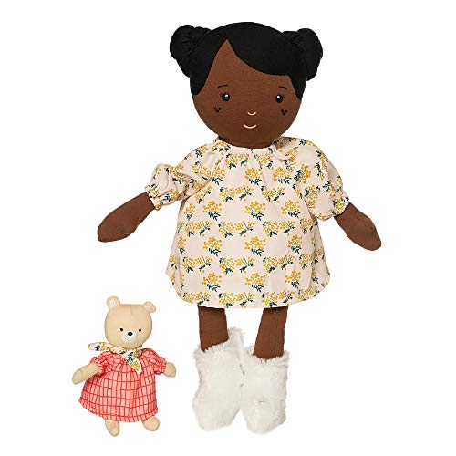 Manhattan Toy Playdate Friends Harper Machine Washable and Dryer Safe 14 Inch Doll with Companion Stuffed Animal - style: Harper