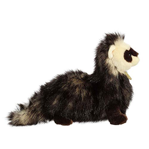 Aurora® Realistic Miyoni® Ferret Stuffed Animal - Lifelike Details Make a Cherished Companion - Perfect for Decorating Bedrooms or Classrooms - Brown 9 Inches