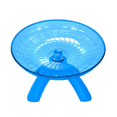 Wontee Hamster Water Bottle Water Dispenser Hamster Silent Exercise Running Wheel for Dwarf Hamsters Gerbil Mice (Blue, 125ML) - color: Blue, size: 125ML
