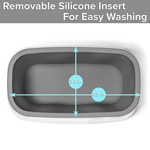 CatGuru Premium Cat Litter Scoop Holder – Heavy-Duty Scooper Storage Caddy, Scoop Stand for Kitty Litter Box, Fits Most Cat Litter Scoops (White) - color: White