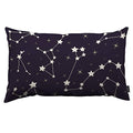 HOSNYE Stars Throw Pillow Cover Beautiful Cosmic Space Astronomy Pattern with Constellations On Night Starry Sky Linen Fabric for Couch Bed Sofa Car Waist Cushion Cover 12 x 20 inch Pillow Case - color: Throwpillowcoversa112, size: 20" x 12" (Pack of 1)