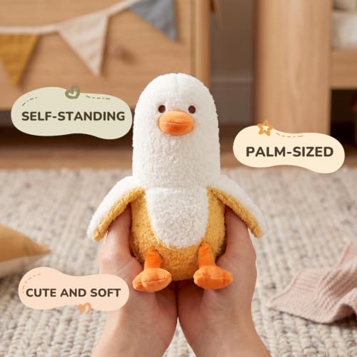 PEACH CAT Banana Duck Stuffed Animal Cute Plushies Small Plush for Kids 7" | Palm-Sized, Self-Standing Stuffed Duck, Soft Toys Gifts for Girls Boys Adults - style: Banana Duck