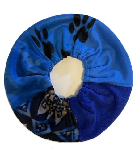 Bonding Scarf for Small Pets | Perfect for Guinea Pigs, Rats, Chinchillas, Hedgehogs, Ferrets, Puppies, Kittens, & More! (Blue Mixed Prints) - color: Blue