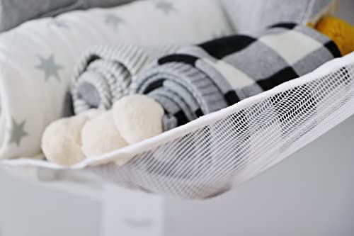 Dreambaby Jumbo Toy Storage Corner Hammock Net Organizer - 6 ft Long - Holds up to 30lbs Maximum Weight - Model L693