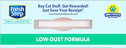 Fresh Step Cat Litter, Unscented, Odor Control | Clumping Formula | Activated Charcoal | 14 lb | Pack of 2 - size: 14lb (Pack of 2)