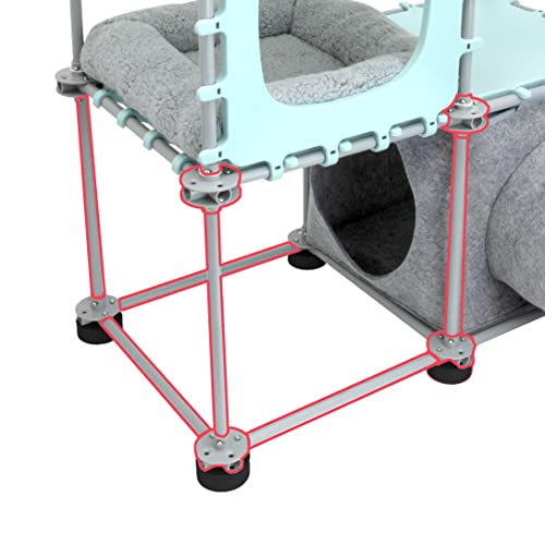 Kitty City 2.0 Pipes and Joints Replacement - color: Pipes & Joints Pack