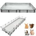 Guinea Pig Cage Liner Tarp Bottom Waterproof and Washable Base Also for Rabbits, Bunny, Chinchesillas, Hedgehog, Ferrets and Other Small Animals(24x96 inches) - size: 24.0"L x 96.0"W x 4.0"H