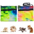 2 Pcs Sugar Glider Bonding Pouch Soft Sleeping Bag with Breathable Mesh Shoulder Strap Portable Small Animal Carrier for Hamsters Gerbils Hedgehogs Marmosets Squirrels (2 Pack)