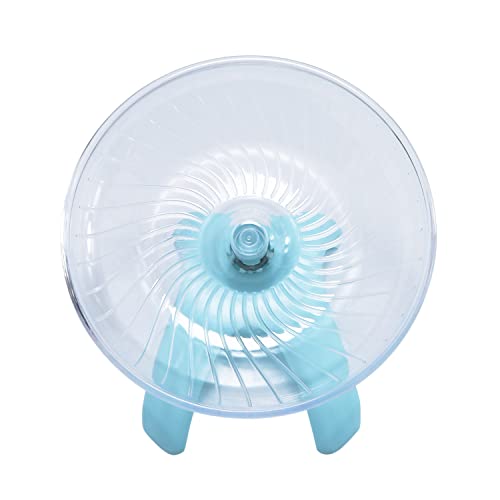 Litewoo Hamster Toys Wheel Exercise Flying Saucer,Silence Run Spinner, for Gerbil Rat Mouse Mice Hamster and Other Small Animal (Light Blue) - color: Light Blue