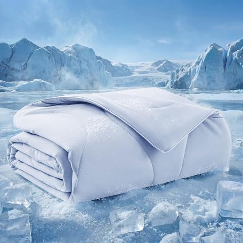Bedsure ArcticMax™ Q-MAX>0.5 Premium Cooling Blanket for Medium Dogs，30x40 | Breathable Summer Washable Throw, Dog Blanket Cooling Mat Pad, Soft Durable Cold Self Cooling Pet Mat for Hot Weather，Blue - color: Powder Blue, size: M(30x40")