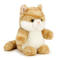 PEACH CAT Cat Stuffed Animal Cute Kitten Plushies Small Plush Toys Gifts for Kids Yellow (Squeaky) - style: Orange Cat