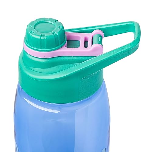 Silver Buffalo Disney Lilo and Stitch Ohana Cute Stitch, Water Bottle, 28oz | Includes Screw-On Lid, 0.83 Liters - color: Cute Stitch Ohana, size: 28 Ounces