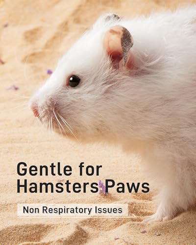 BUCATSTATE Hamster Sand, No-Dust 6.6LB Chinchilla Dust Bath with Pour Spout, 100% Natural Desert Bathing Sand for Syrian Hamster Gerbil Rat Mice Small Animals (Flower Smell) - color: Flower Scent, size: 6.6LB