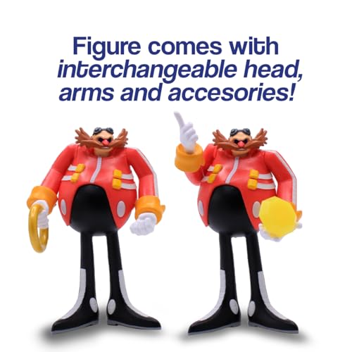Just Toys LLC Sonic The Hedgehog Action Figures (Dr. Eggman S3) - style: Dr. Eggman S3