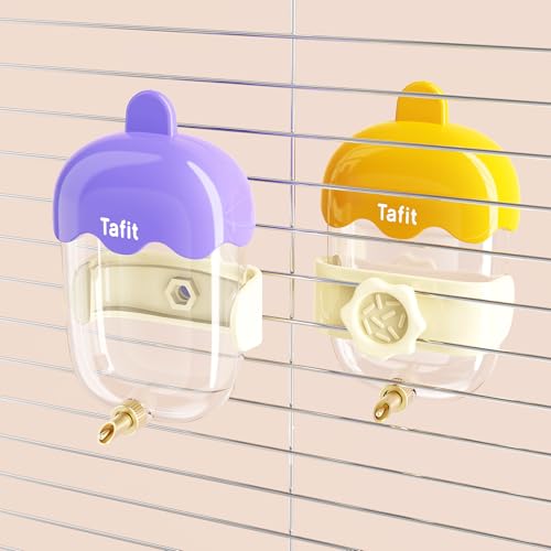 Leak-Proof & Chew-Proof Hanging Water Dispenser No Drip for Birds, Chinchillas, Guinea Pigs, Ferrets, Rats, Rabbits, Bunnies, Parrots, Squirrels, and Other Small Animals - Green, 12oz - color: Green, size: 12.2 fl oz