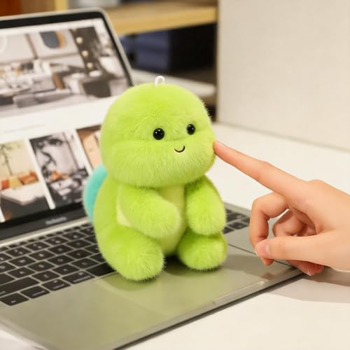 Ditucu Palm-Sized Turtle Stuffed Animals Cute Soft Plush Doll Small Plushies Toys Gifts for Kids Green 6 inch - style: Turtle B