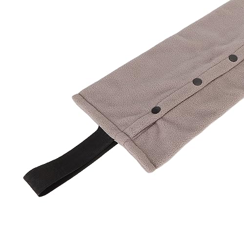 Bearded Dragon Sling Carrier, Soft Warm Reptile Sling Hands Free Lizards Carrier Pouch with Adjustable Strap for Lizard Leopard Gecko Hamster Small Animals(Grey)