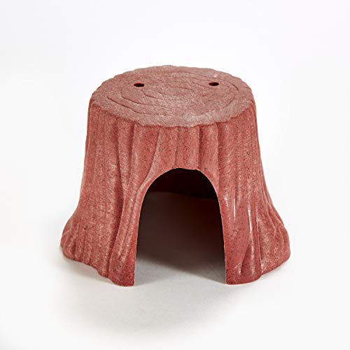Kaytee Natural Tree Trunk Hideout, Small - size: 5.5"L x 5.0"W x 3.8"H