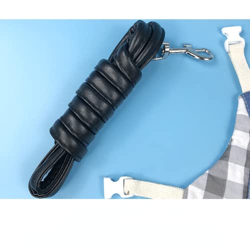 Rabbit Harness and Leash for Walking Escape Proof - Cute Mesh Breathable Bunny Vest Harness Outdoor Camping Hiking Training - Also Suit for Ferret Kittn Puppy Small Animals (Small) - size: Small