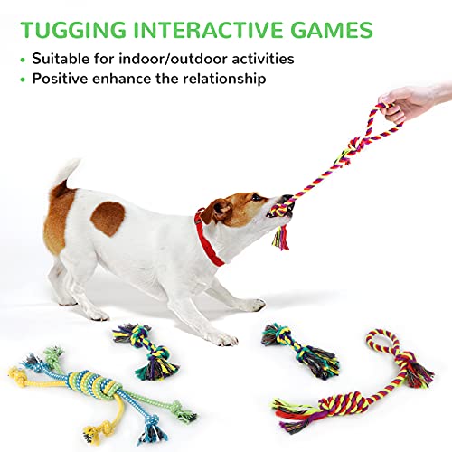 LEGEND SANDY Puppy Toys, Squeaky Dog Toys for Small Dogs, 12 Pack Puppy Chew Toys for Teething, Dog Rope Toy and Cute Stuffed Animals Value Bundle | Tug of War Toy and Cute Stuffed Animals Value Bundle, Gift fot Pet - color: 12 PACK PUPPY TOYS